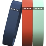 Fitbit Navy, Tangerine, & Teal Small Flex Band Set of 3