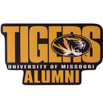 Mizzou Tigers Alumni Black & Gold Sticker