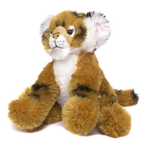 Stuffed 14" Laying Tiger Cub