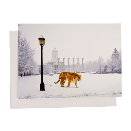 University of Missouri Tiger on The Quad Single Card