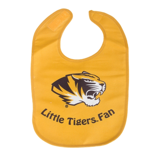 Little Tigers Fan Gold Bib