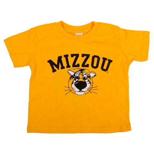 Mizzou Toddler Truman Gold Crew Neck T-Shirt