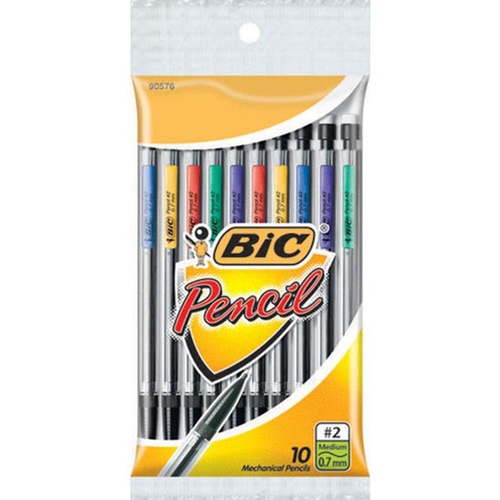 BIC No. 2 Medium Mechanical Pencils 10-Pack