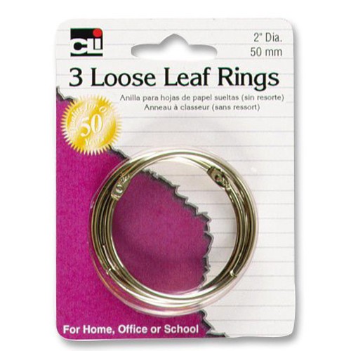 Charles Leonard 2" Loose Leaf Book Rings