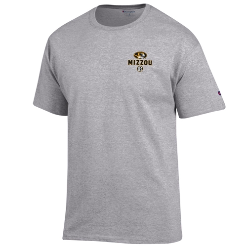 Mizzou Champion SEC All Teams Grey Crew Neck T-Shirt