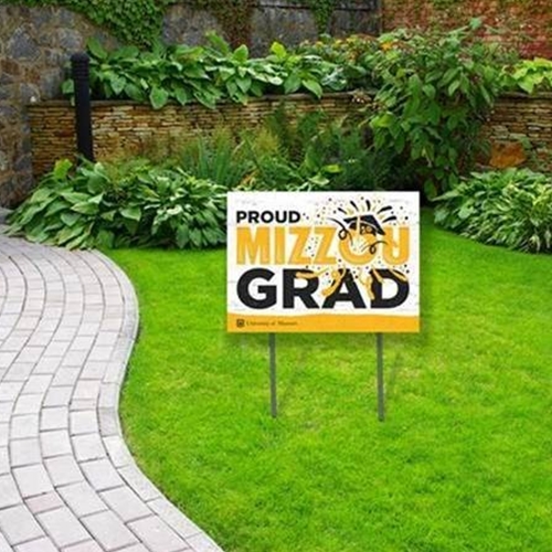 Mizzou Lawn Sign - Proud Mizzou Grad