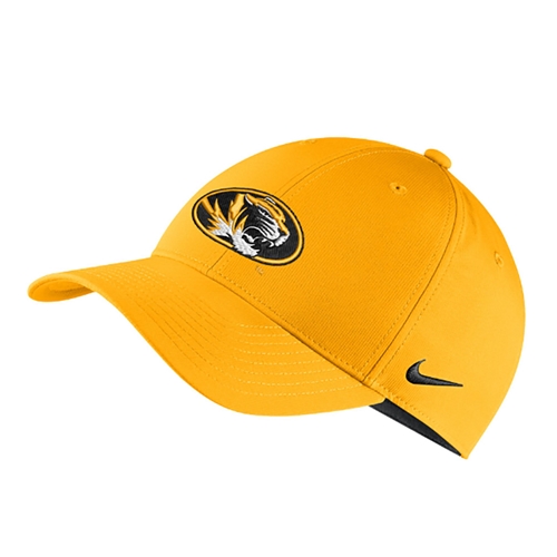 Mizzou Nike® Oval Tiger Head Gold Adjustable Hat