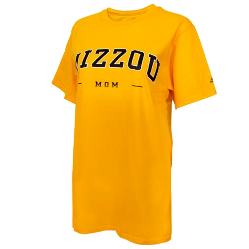 Mizzou Mom Women's Gold Crew Neck T-Shirt
