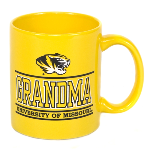 University of Missouri Grandma Gold Ceramic Mug