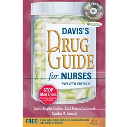 DAVIS'S DRUG GUIDE FOR NURSES W/ CD