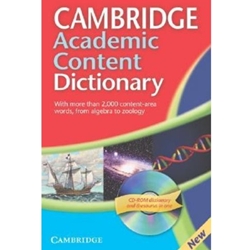 CAMBRIDGE ACADEMIC CONTENT DICT. (W/ CD)