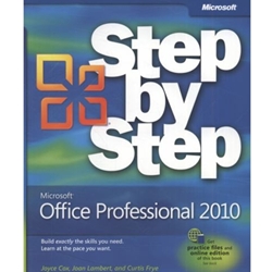 MICROSOFT OFFICE PROFESSIONAL 2010 STEP BY STEP