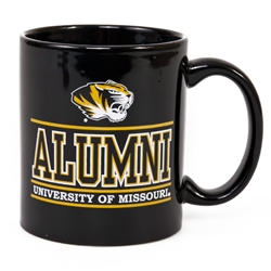 University of Missouri Alumni Tiger Head Black Mug