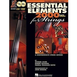 ESSEN.ELEMENTS FOR STRINGS 2000 BK.1:TCHRS.-W/CD+DVD