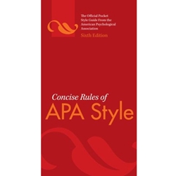 CONCISE RULES OF APA STYLE #4210004