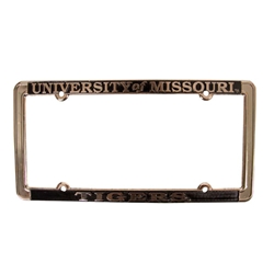 University of Missouri Tigers Gold License Plate Frame