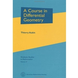 COURSE IN DIFFERENTIAL GEOMETRY