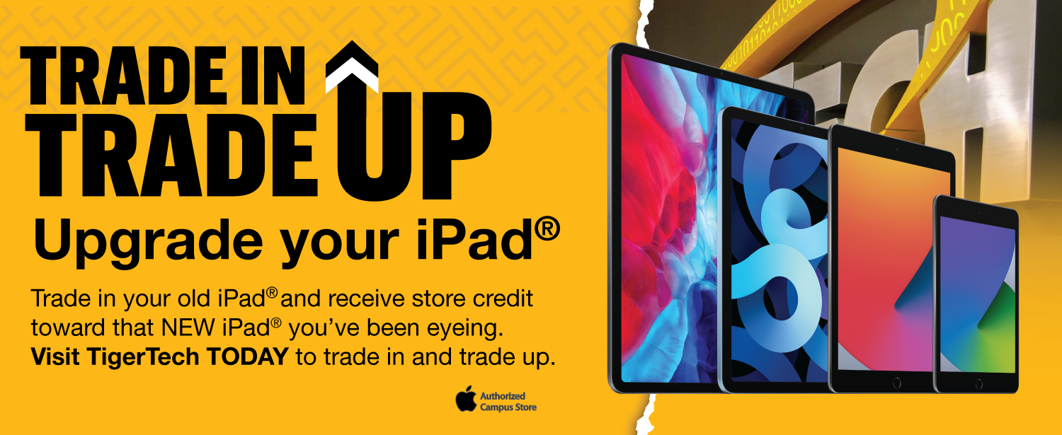 Trade in your old iPad at TigerTech