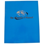 University of Missouri Tiger Head Blue Folder