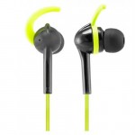 Wicked Fang Lime Green & Black Ear Buds with Microphone