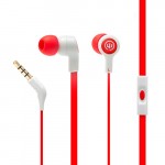 Wicked Jekyll Lava Red Ear Buds with Microphone