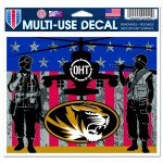 Mizzou Oval Tiger Head OHT Military Decal