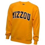 Mizzou Gold Crew Neck Sweatshirt