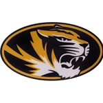 Mizzou Oval Tiger Head Sticker