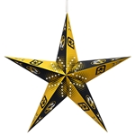 Mizzou Black and Gold Star Lantern