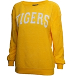 Mizzou Tigers Gold Pullover Sweater