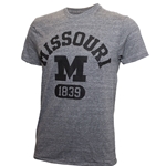 Mizzou Missouri M 1839 Champion Heather Grey T-Shirt