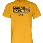 Mizzou Basketball March Madness 2021 Gold T-Shirt