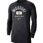 Mizzou Nike® Beanie Tiger Missouri Athletic Dept. Black Crew Neck Shirt