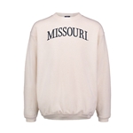 Off-White Corded Sweatshirt Missouri Embroidery Full Chest