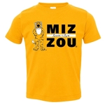 Mizzou New Truman Toddler Gold T-Shirt