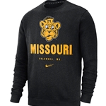 Black Nike® Beanie Missouri Tigers Full Chest Sweatshirt