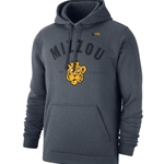 Charcoal Grey Mizzou Nike® Missouri Beanie Tiger Full Chest Sweatshirt