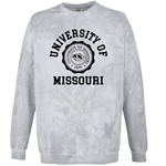Ash Smoke Sweatshirt University of Missouri 1839 Official Seal Full Chest