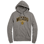 Grey Mizzou Tigers Sweatshirt with Hood Beanie Tiger Logo