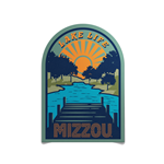 Mizzou Lake Life Sunset Dock Sticker Decal