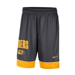 Black and Gold Nike® Mizzou Tigers Shorts with Pockets
