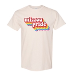 Retro Mizzou Pride Tee Rainbow Design