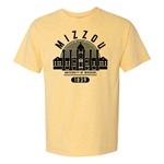 Yellow 1839 Mizzou Jesse Hall Columns Tee