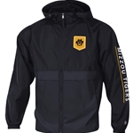 Black Champion® Mizzou Tigers Paw Logo Shield Full Zip Windbreaker Jacket