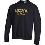 Black Champion® Mizzou Tigers Mom Embroidery Sweatshirt