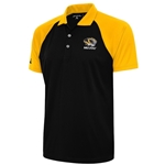 Black and Gold Mizzou Tigers Polo Embroidery