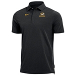 Black Mizzou Tigers Sideline Coaches Nike® Polo