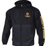 Black Mizzou Tigers Vault Beanie Full Zip Windbreaker Jacket