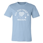 Light Blue All You Need is Mizzou Soft Style Tee