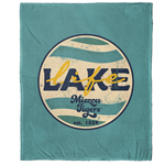 Light Green Mizzou Tigers Lake Life Silk Touch Throw Blanket